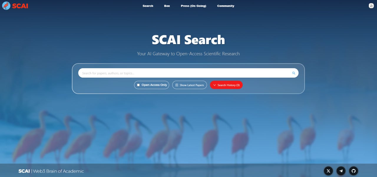 SCAI Search Interface